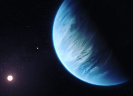 Ilustrační snímek planety K2-18b