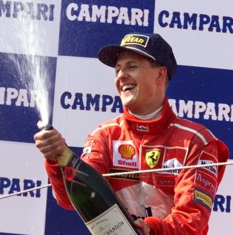 Michael Schumacher slaví 
