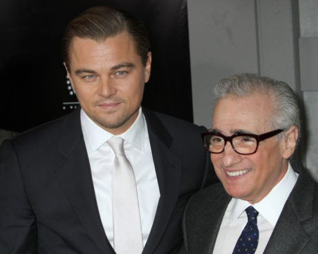 Režisér Martin Scorsese (vpravo) s hercem Leonardem DiCapriem