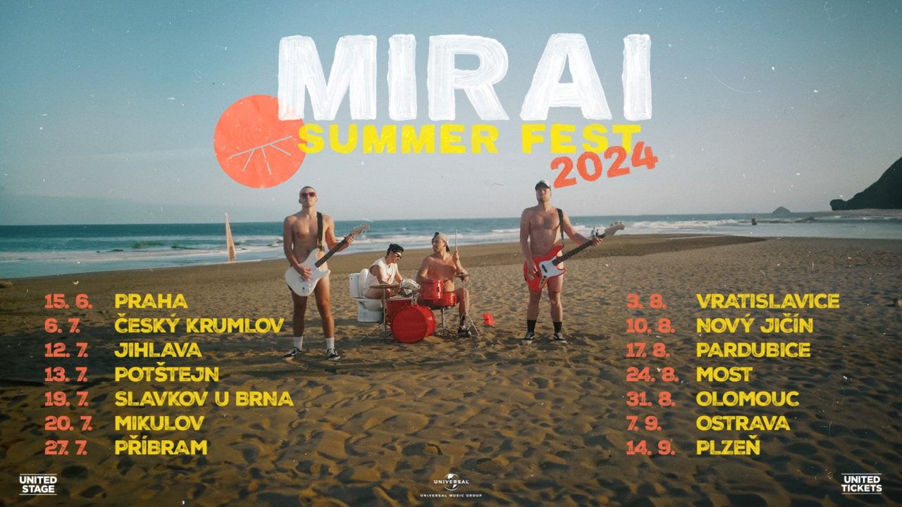 Mirai připravují vlastní letní festival, dorazí s ním do čtrnácti měst