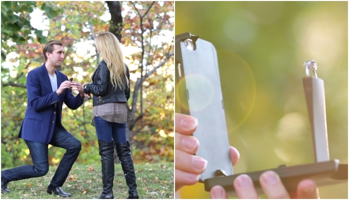 Romantika že je mrtvá? Tohle pouzdro na telefon vyřídí zásnuby za vás! VIDEO