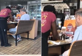 Laskavost nic nestojí! Handicapovanému muži přispěchala na&nbsp;pomoc obsluha, dojemné VIDEO obletělo internet