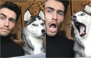GALERIE: Jaký pes, takový pán! Tuhle rozkošnou dvojici kopíruje celý svět