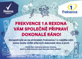 Frekvence 1 a&nbsp;Rexona vám společně připraví dokonalé ráno!