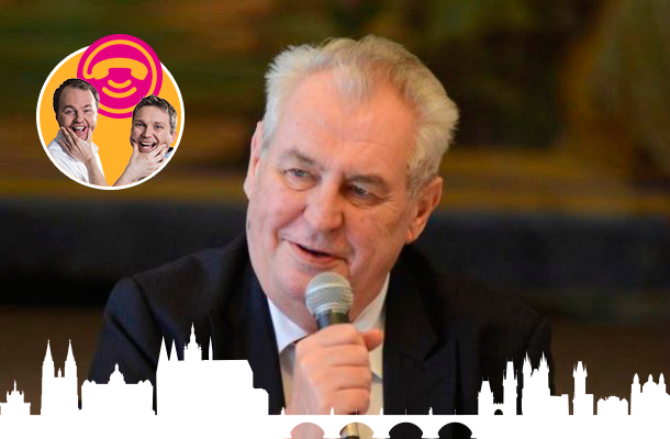 Bob & Bobák volají na&nbsp;Hrad: Zeman odmítá odpovídat na&nbsp;dotazy