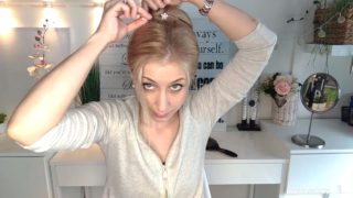 Hairstyle s&nbsp;Ellie: Chystáte se za kulturou? Zkuste náš elegantní drdol!