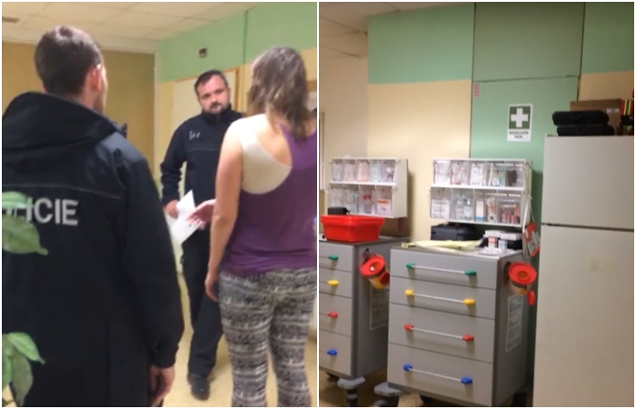 Matka chtěla s miminkem zůstat na JIPce, lékař na ni zavolal policii. Narušovala prý chod oddělení