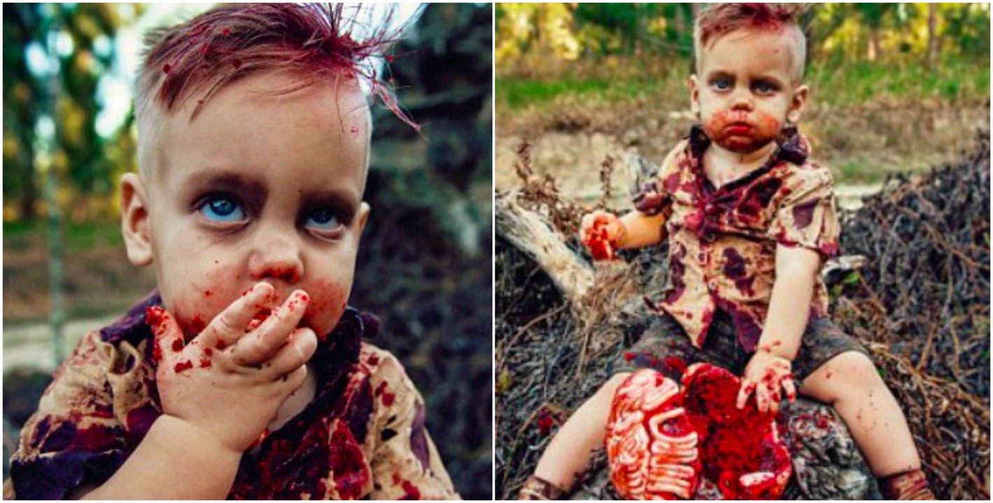 Maminka zombie fotkami vyvolala skandál. Skrývá se za nimi hluboký příběh