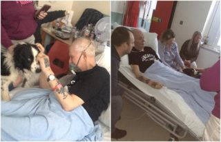 VIDEO: Dojemné! Umírající muž si naposledy přál vidět svého pejska