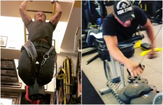 To je forma! Sylvester Stallone v&nbsp;71 letech pořádně maká v&nbsp;posilovně. VIDEO