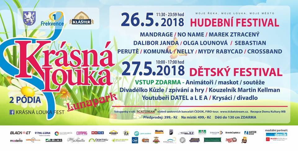 Hudební festival Krásná Louka se blíží. Slibuje atraktivní program!