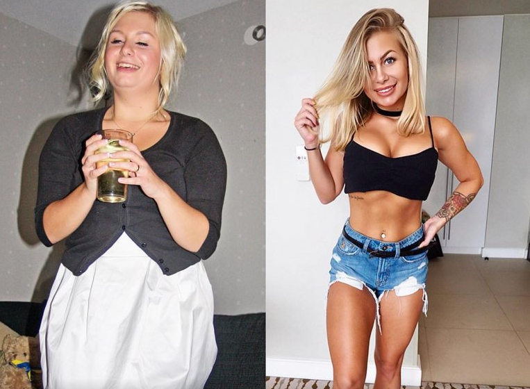 Neuvěřitelná proměna! Dívka se vzdala alkoholu a sladkostí