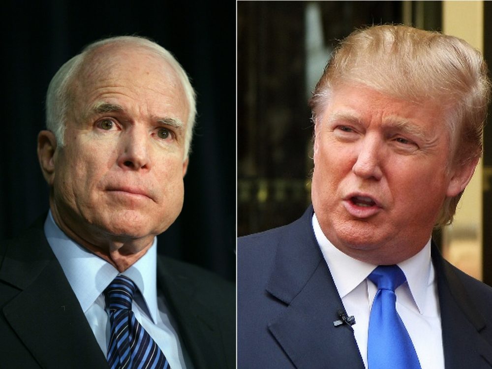 Trump po&nbsp;dlouhém mlčení nakonec vyzdvihl McCainovy zásluhy