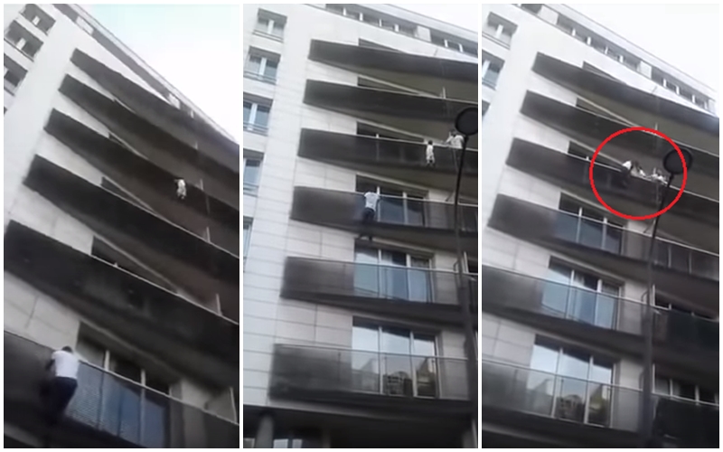 Dítě visící z&nbsp;balkonu zachránil přistěhovalec bez dokladů