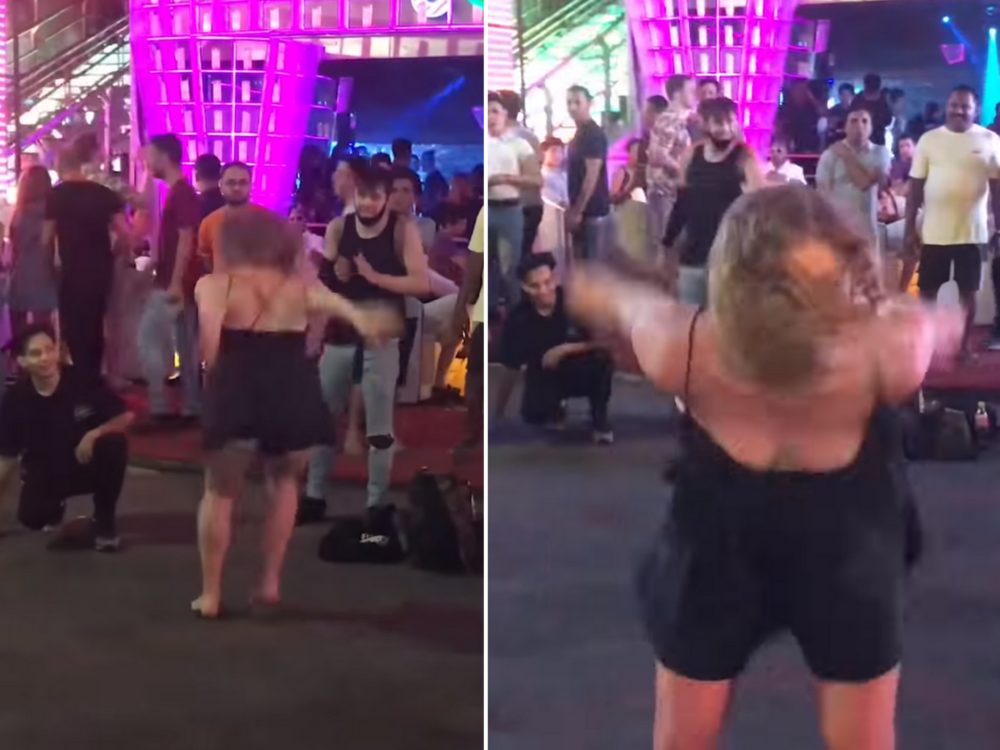 VIDEO: Žena vytřela pouličním tanečníkům zrak. A&nbsp;to byla opilá!