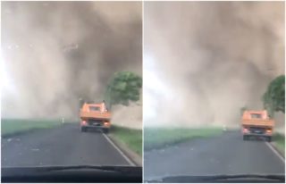 VIDEO: Německo zažilo tornádo. Poničilo desítky domů