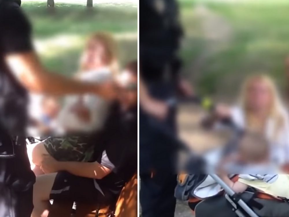 VIDEO: Policie řešila opilé rodiče s ročním dítětem v kočárku