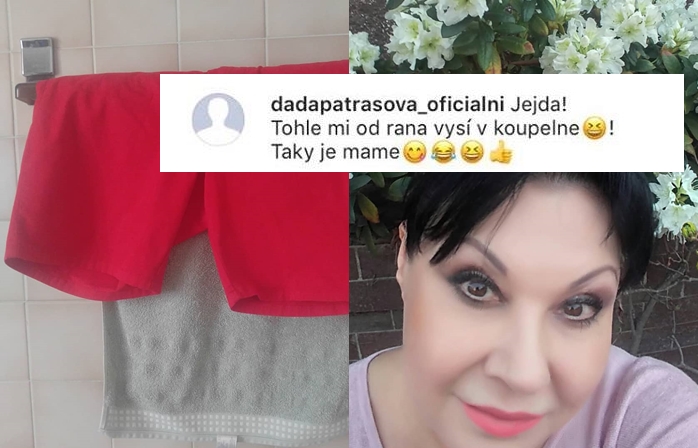 Dáda Patrasová vyvěsila červené trenky! Česko se baví její chybou