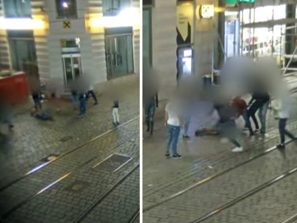 VIDEO: V&nbsp;Brně došlo k&nbsp;brutálnímu napadení! Vše zachytil kamerový systém