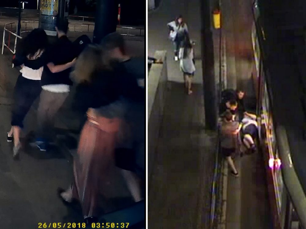 VIDEO: Policie hledá pět lidí, kteří v Praze vyhodili ženu z tramvaje