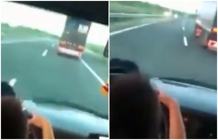 ŠOKUJÍCÍ VIDEO: Chlapec (7) řídil auto. Jeho rodiče ho nabádali, aby předjížděl