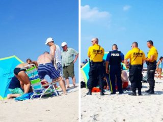 FOTO: Turistka ležela klidně na&nbsp;pláži, ale málem přišla o&nbsp;život. Co se stalo?