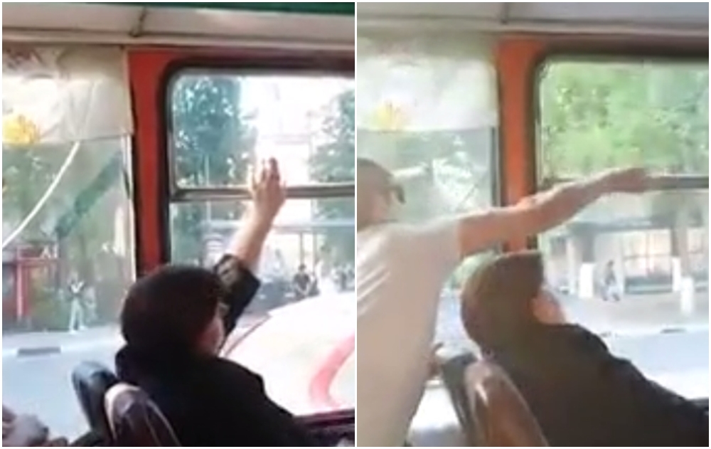 VIDEO: Otevřít! Zavřít! Tichý boj dvou cestujících o okénko baví internet
