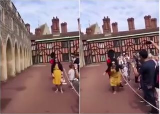 Co se stane, když neuhnete královně z&nbsp;cesty? Dívka to pěkně schytala!