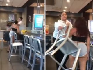 VIDEO: Zákaznice hodila po&nbsp;zaměstnankyni koktejl. Ta si to nenechala líbit