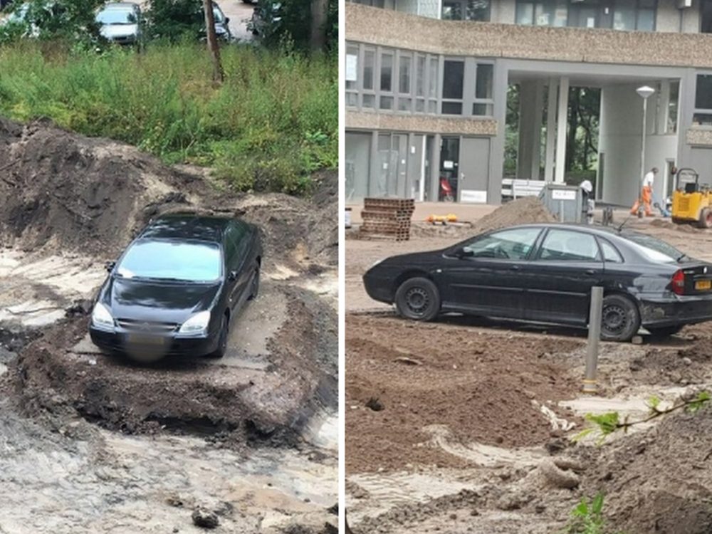 FOTO: Pamatuje, kde necháváte své vozidlo během dolovené. Takto byste jej najít nechtěli