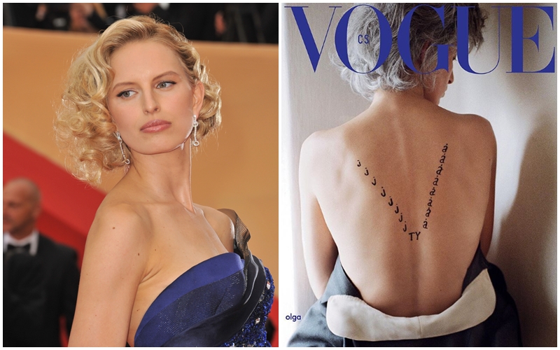 FOTO: Olga Havlová na&nbsp;titulce Vogue? Kurková si zahrála na&nbsp;někdejší první dámu