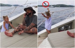 Holčička (4) hodila tátův telefon do moře. Málo si jí všímal