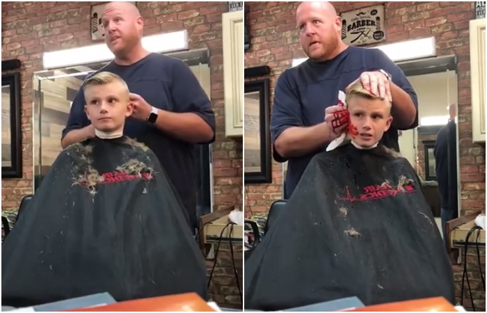 VIDEO: Uřízl jste mi ucho! Holič si dokonale vystřelil z&nbsp;malého chlapce