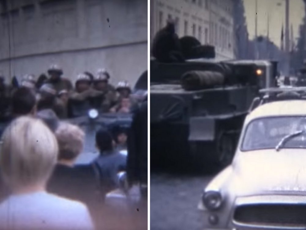 Dosud nepublikované záběry ze srpna 1968. VIDEO, ze kterého mrazí