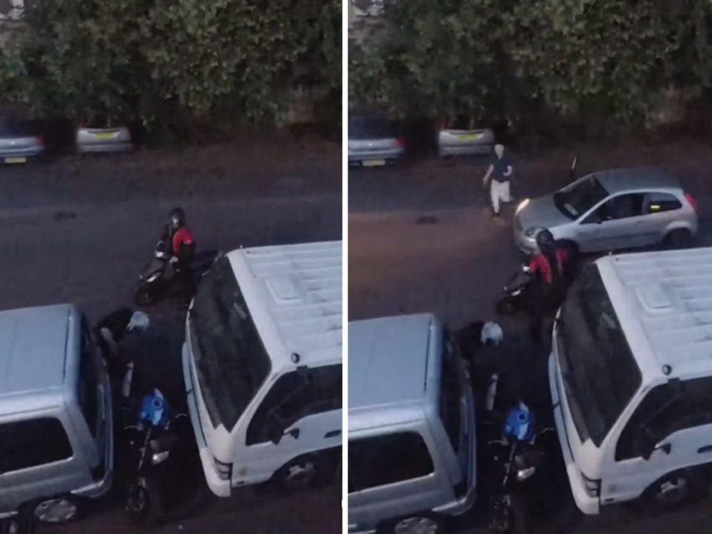 VIDEO: Karma je zdarma. Zloději motorky dostali za vyučenou