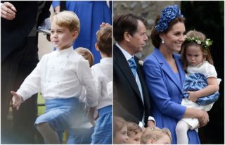 Princ George a&nbsp;princezna Charlotte řádili na&nbsp;svatbě. Jejich FOTKY baví svět!