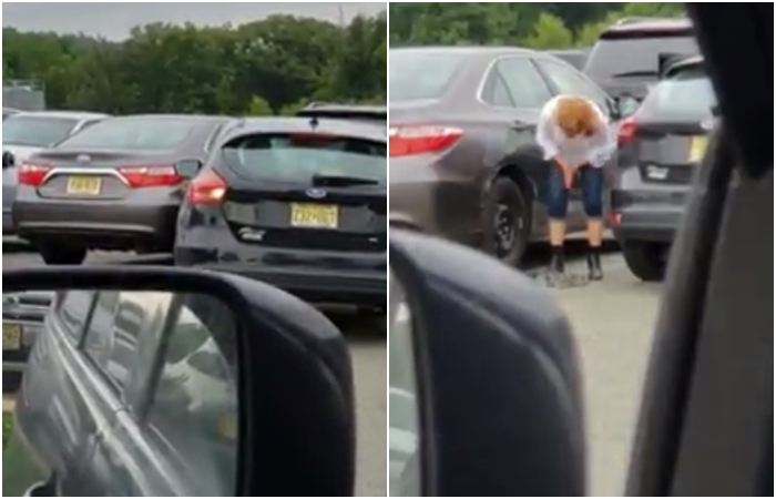 Žena se pokoušela vycouvat z&nbsp;parkoviště. Video pobavilo už 10 milionů lidí