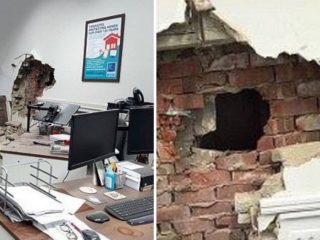 Nevídaný plán lupičů! Chtěli se prosekat skrz zeď do banky, ale pohořeli