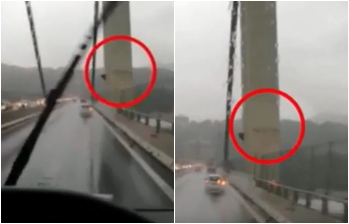 VIDEO: Řidič natočil záběry 7 minut před zřícením janovského mostu!