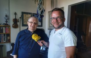 60letou existenci divadla Semafor chceme oslavit speciální revue, řekl v&nbsp;Press klubu Jiří Suchý
