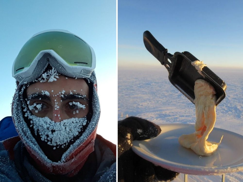 FOTO: Jak vypadá příprava jídla při&nbsp;-70&nbsp;°C?