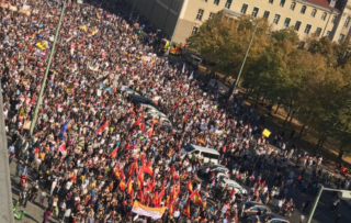 V Berlíně tisíce lidí demonstrovaly proti rasismu a&nbsp;xenofobii