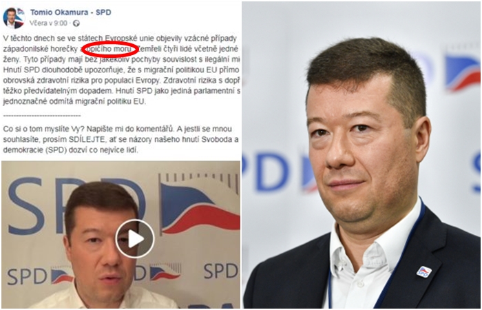 Tomio Okamura varuje Čechy před opičím morem. Existuje vůbec tato nemoc?