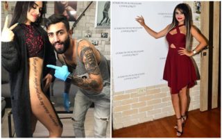 Modelka si pořídila obrovské tetování. Zpackaný text baví celý svět