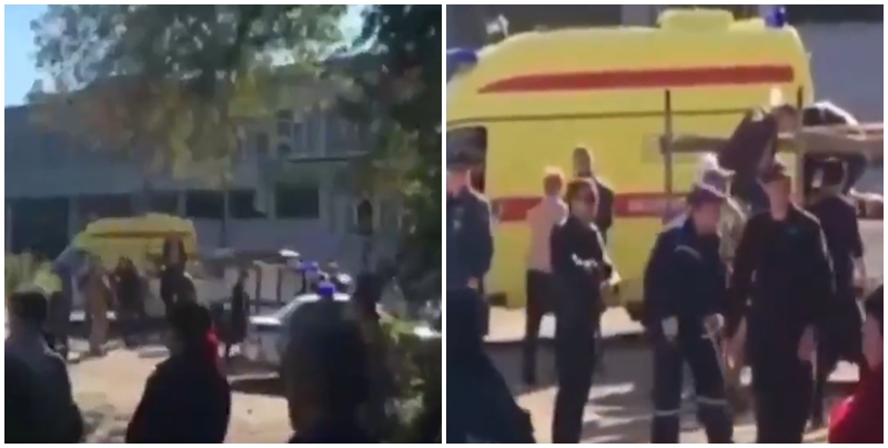 Výbuch ve škole na&nbsp;Krymu si vyžádal mrtvé a&nbsp;zraněné, způsobil ho student