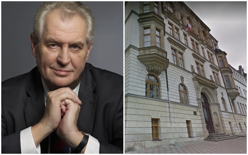 Ústecký kraj zatím řediteli školy za obrazy Zemana odměny nevzal