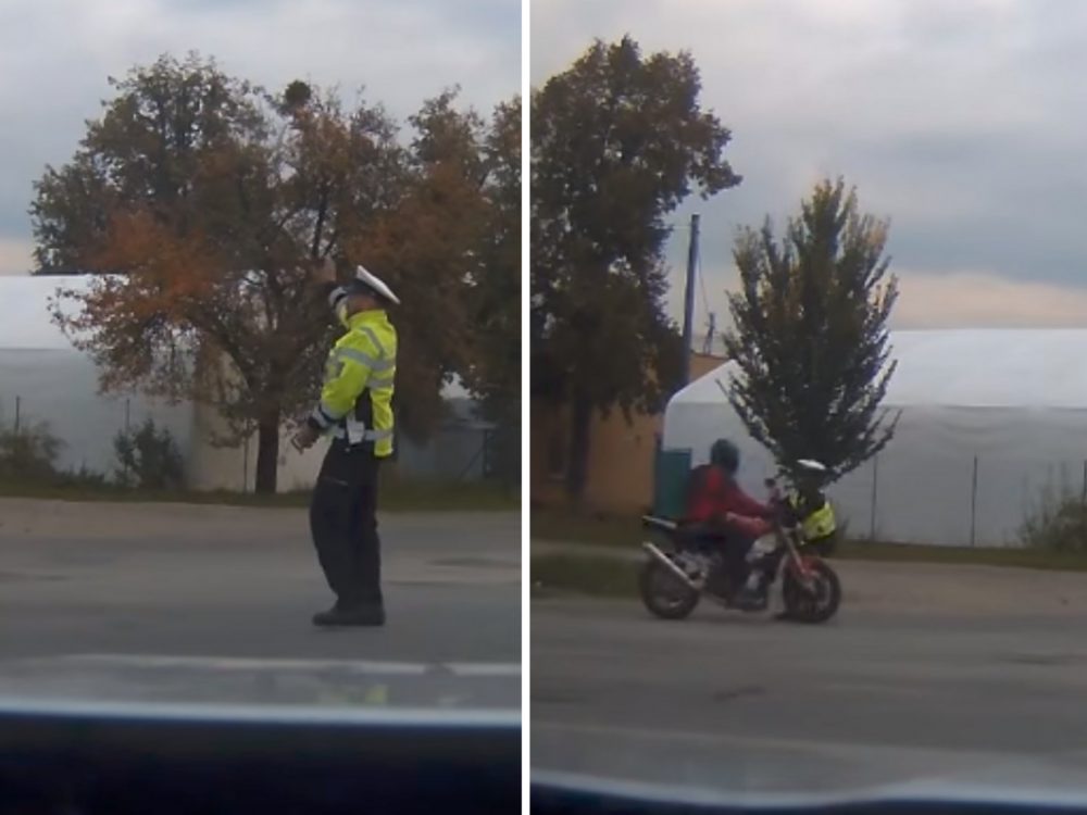 Zdrogovaný motorkář srazil policistku. Těsně před ní přidal plyn