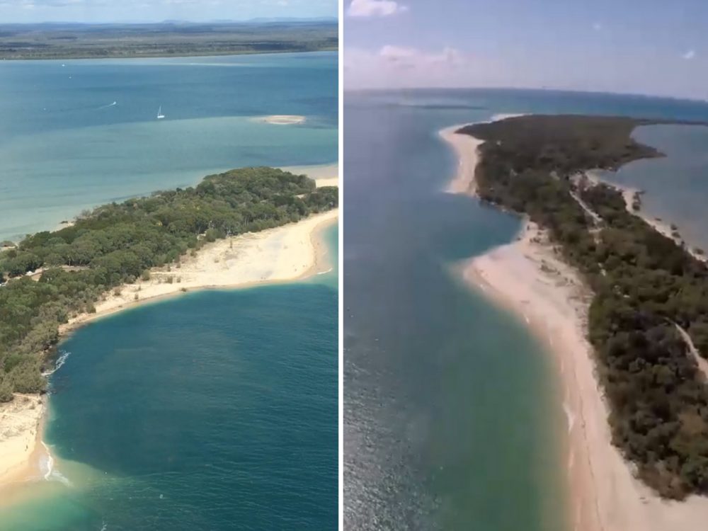 Na australské pláži zmizel kus pevniny. Moře spolklo část pláže už podruhé během tří let