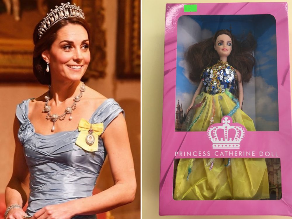 Česká firma poslala do Británie jedovaté panenky s&nbsp;podobiznou Kate Middleton