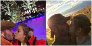 FOTO: David Beckham čelí ostré kritice! Dceru Harper (7) líbá na&nbsp;rty